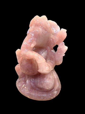 Ganesh ji  in Rose Quartz