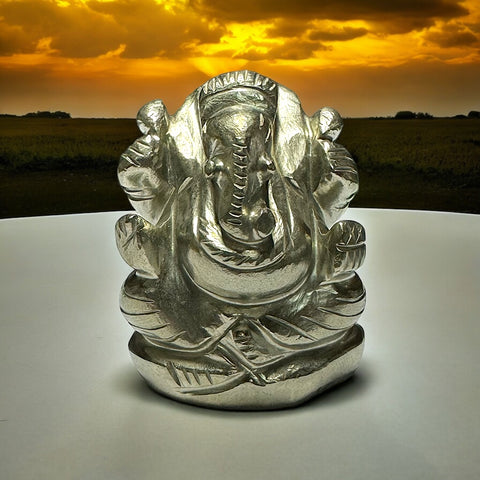 Ganesha in Natural pyrite