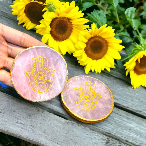 Rose Quartz Coaster