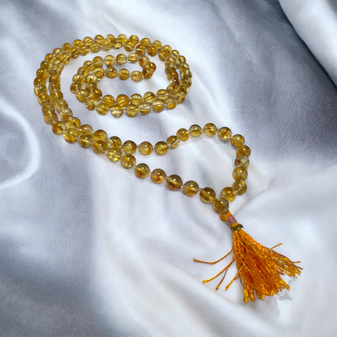 Manifesting Citrine ~ Non Heated Jaap mala