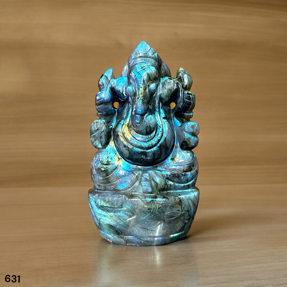 Ganesh Ji - Labradorite ( Full Flash)