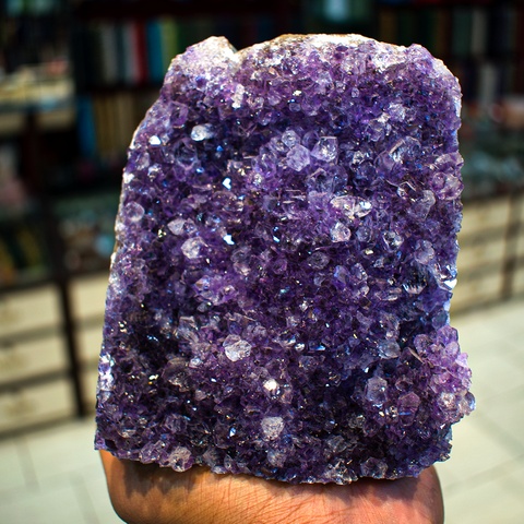 Uruguay Amethyst Cluster Standing Piece 1463 Grams