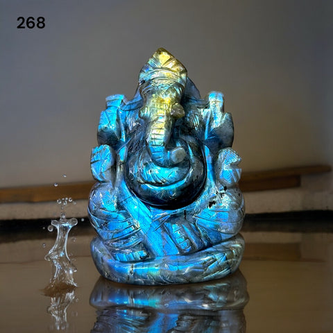 Ganesh ji Blue Labradorite ( Rare Edition )