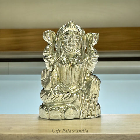 Laxmi Ji ~ Carved in Natural Pyrite