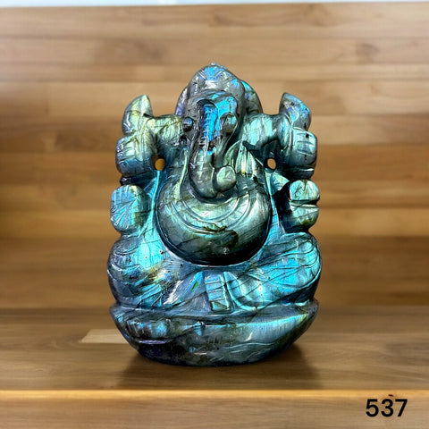 Labradorite Ganesh ~ ( Full Flash )