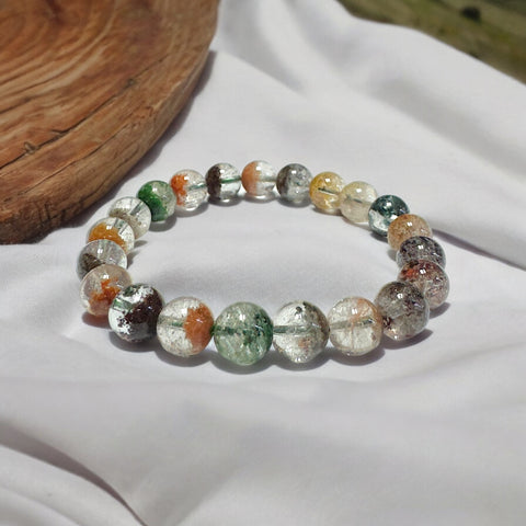 Premium Colourful Lodolite Bracelet