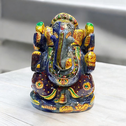 Ganesha in Lapis Lazuli