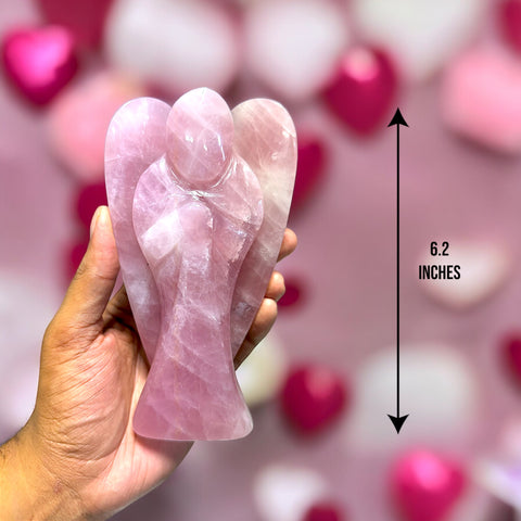 Rose Quartz Angel - Love & Compassion (XXL  size)