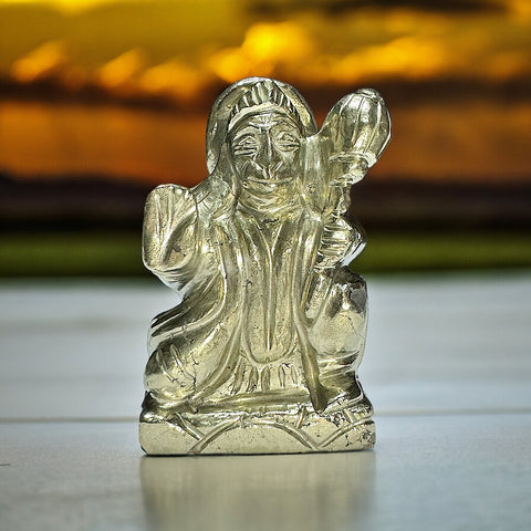 Hanuman Ji ~ Carved In Pyrite