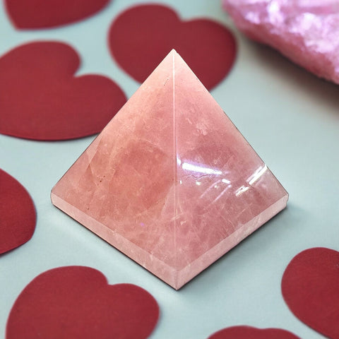 Rose Quartz Pyramid