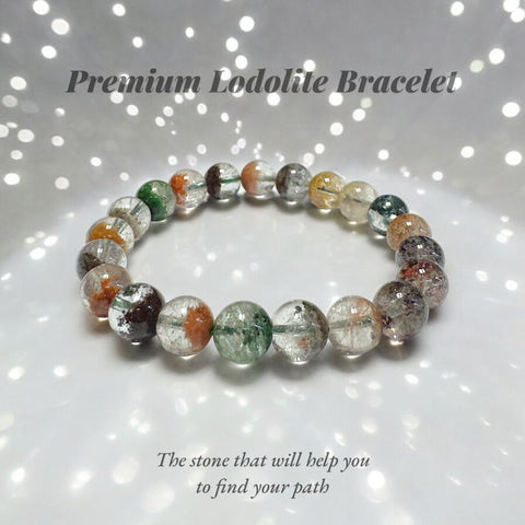 Premium Colourful Lodolite Bracelet