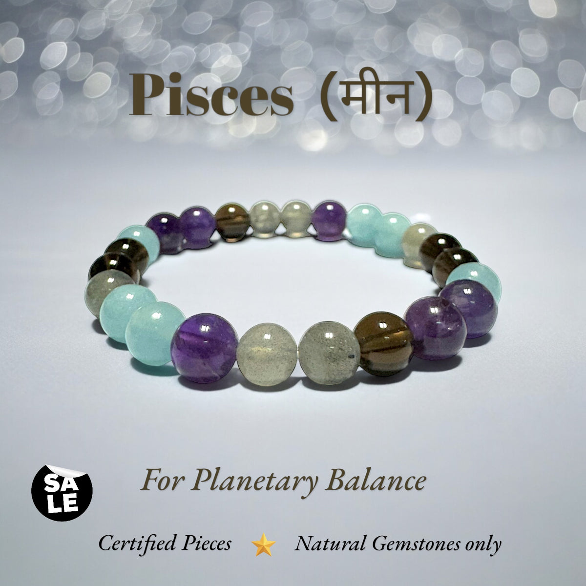 Pisces Zodiac Bracelet