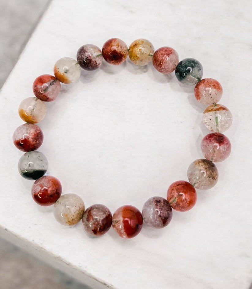 Premium Colourful Lodolite Bracelet