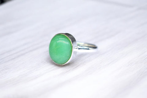 Chrysoprase Ring -