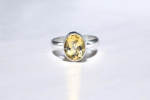 Citrine ring - Abundance, Wealth