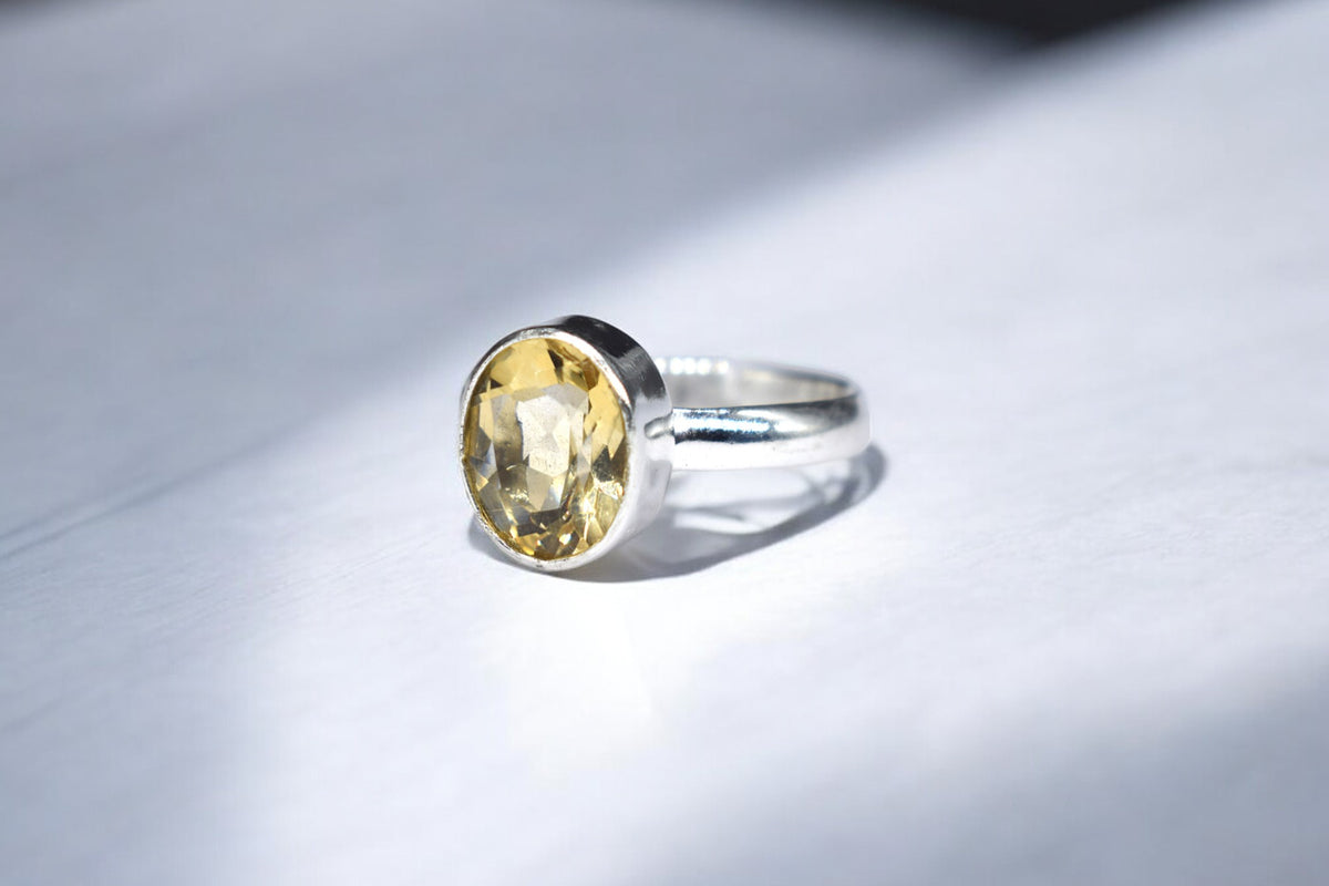 Citrine ring - Abundance, Wealth