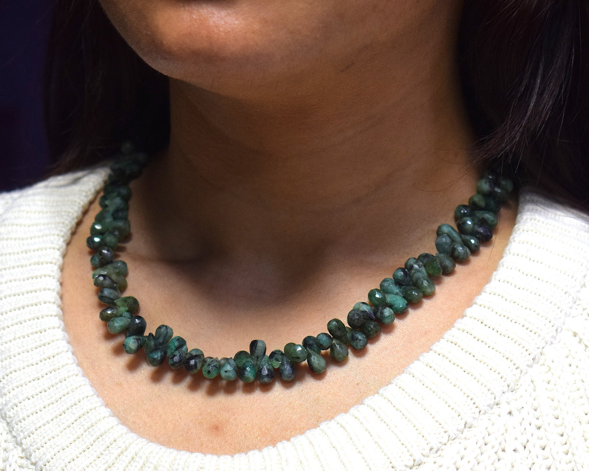 Emeralds Drops Necklace