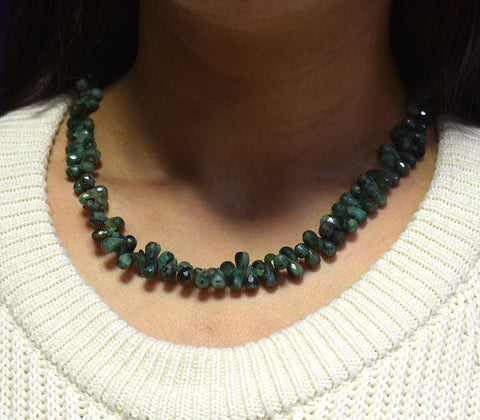 Emeralds Drops Necklace