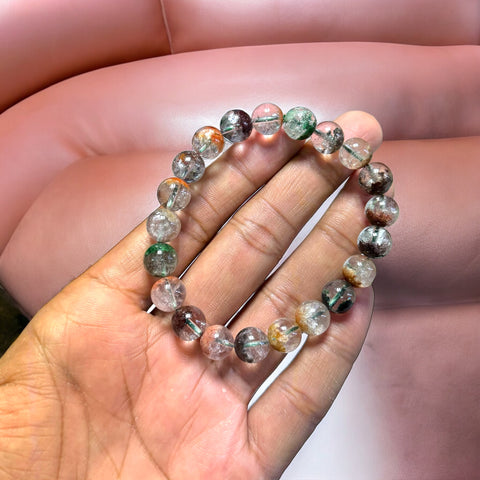 Premium Colourful Lodolite Bracelet