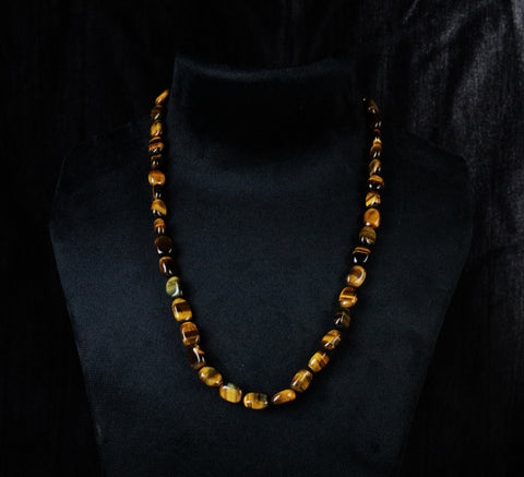 Tiger's eye Tumble Necklace