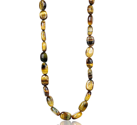 Tiger's eye Tumble Necklace