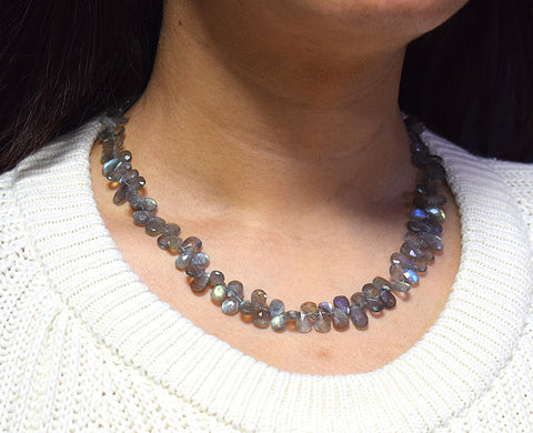 Drops ~ Labradorite Necklace