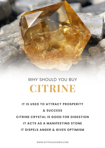 Citrine Pear Cut Gemstone