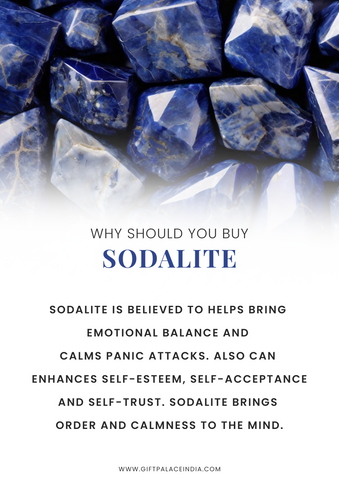 Sodalite tumbles