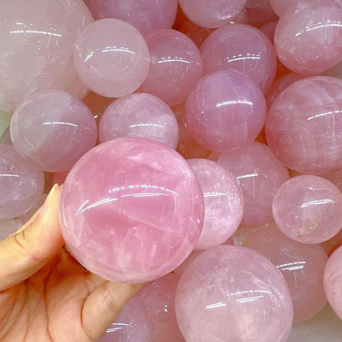 Rose Quartz Spheres