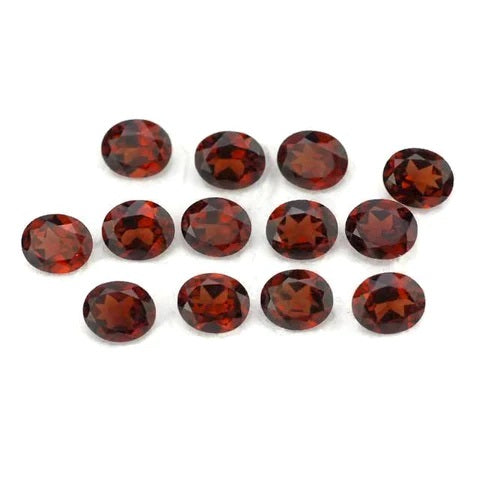 Garnet Cut Gemstone 6*8 Size