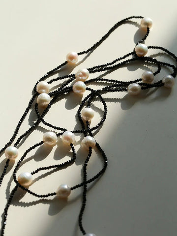 Spinel & Pearl Necklace