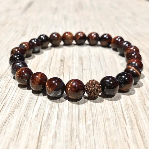 Red Tiger eye Bracelet ( Improving clarity )