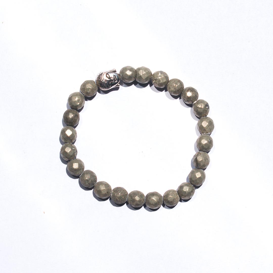 Pyrite Faceted Bracelet ( Attracts Wealth )